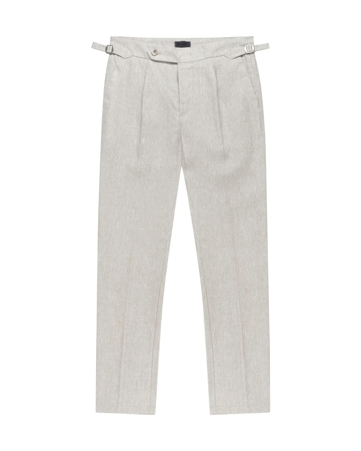 Pantalones de sastrería de lino italiano